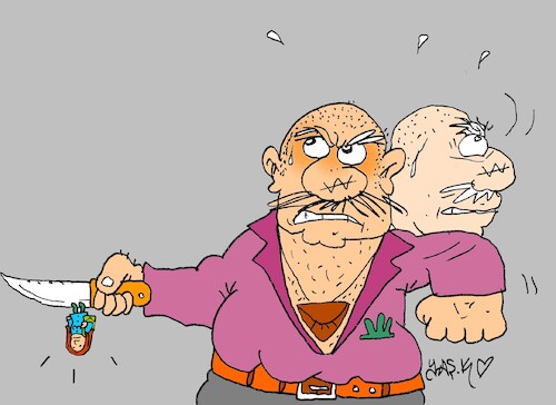 Cartoon: no comment (medium) by yasar kemal turan tagged no,comment