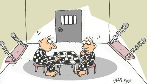 Cartoon: opposite (medium) by yasar kemal turan tagged opposite