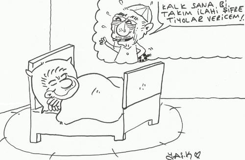 Cartoon: password disgrace (medium) by yasar kemal turan tagged feto,rezzillik,disgrace,password