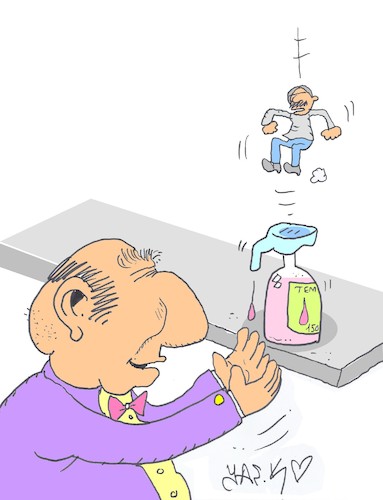 Cartoon: patron (medium) by yasar kemal turan tagged patron