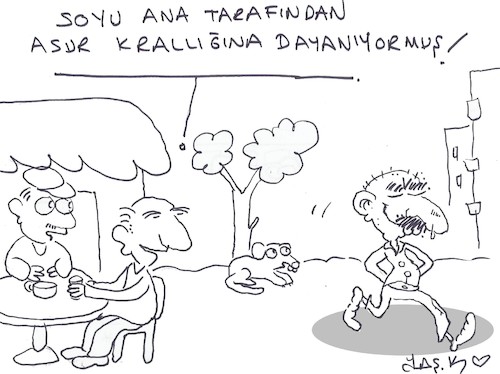 Cartoon: pedigree (medium) by yasar kemal turan tagged pedigree