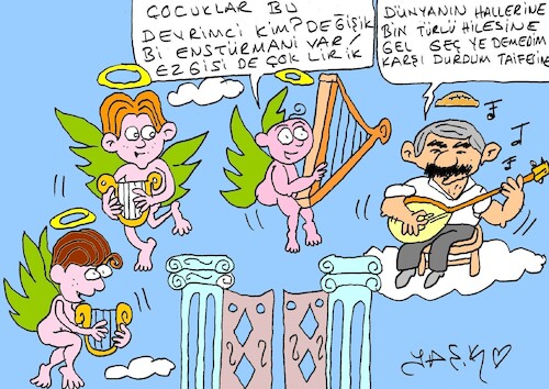 Cartoon: revolutionary (medium) by yasar kemal turan tagged revolutionary