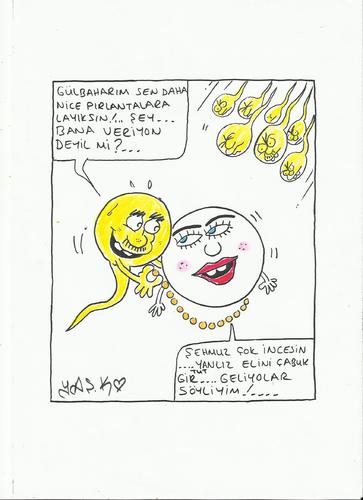Cartoon: sperm (medium) by yasar kemal turan tagged sperm