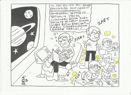 Cartoon: Star Trek (medium) by yasar kemal turan tagged trek,star