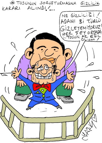 Cartoon: Tosun (medium) by yasar kemal turan tagged tosun