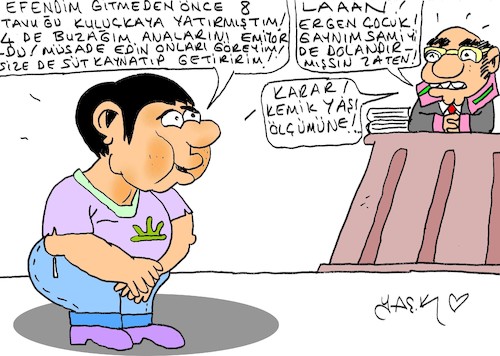Cartoon: tosun (medium) by yasar kemal turan tagged tosun