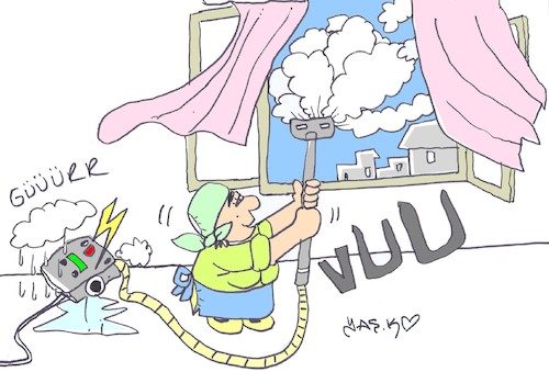 Cartoon: weather opposition (medium) by yasar kemal turan tagged weather,opposition