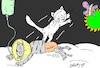 Cartoon: alley Cat (small) by yasar kemal turan tagged alley,cat