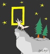 Cartoon: animal rights (small) by yasar kemal turan tagged animal,rights,national,geographic,wolf,love