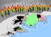 Cartoon: ates (small) by yasar kemal turan tagged ates