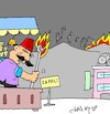 Cartoon: closed (small) by yasar kemal turan tagged closed