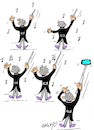 Cartoon: different performance (small) by yasar kemal turan tagged different,performance
