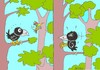 Cartoon: empathy (small) by yasar kemal turan tagged empathy crow love woodpecker
