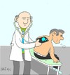 Cartoon: iphone (small) by yasar kemal turan tagged internet,iphone,doctor,examination,telephone,computer