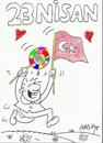 Cartoon: 23 NiSAN (small) by yasar kemal turan tagged feast