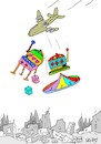 Cartoon: gambling paradise (small) by yasar kemal turan tagged gambling,paradise
