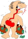 Cartoon: glutton (small) by yasar kemal turan tagged glutton