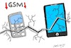 Cartoon: GSM failed (small) by yasar kemal turan tagged gsm,failed