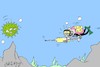 Cartoon: harpoon (small) by yasar kemal turan tagged harpoon