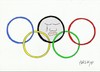 Cartoon: hunger (small) by yasar kemal turan tagged hunger,africa,olympic,exploitation,help