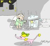 Cartoon: invited-love (small) by yasar kemal turan tagged invited,dog,love