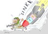Cartoon: kick (small) by yasar kemal turan tagged kick