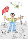 Cartoon: laborer (small) by yasar kemal turan tagged laborer