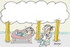 Cartoon: load (small) by yasar kemal turan tagged load,psychology,psychiatry,distress,psychiatrist,love