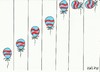 Cartoon: paper-border (small) by yasar kemal turan tagged paper border drawing balloon a4
