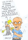 Cartoon: parrot torture (small) by yasar kemal turan tagged parrot,torture
