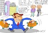 Cartoon: poverty and unemployment (small) by yasar kemal turan tagged poverty,and,unemployment