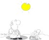 Cartoon: some sun (small) by yasar kemal turan tagged some,sun