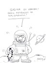 Cartoon: space professor (small) by yasar kemal turan tagged space,professor