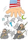 Cartoon: terrorist attacks (small) by yasar kemal turan tagged terrorist,attacks