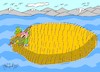 Cartoon: Titanic (small) by yasar kemal turan tagged titanic