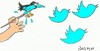 Cartoon: twitter (small) by yasar kemal turan tagged twitter