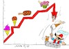 Cartoon: unfair competition (small) by yasar kemal turan tagged unfair,competition