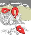 Cartoon: ways (small) by yasar kemal turan tagged ways
