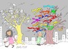 Cartoon: Wish Tree (small) by yasar kemal turan tagged wish,tree