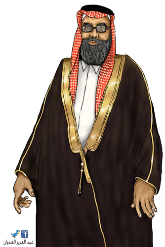 Cartoon: adwan (medium) by adwan tagged portrait