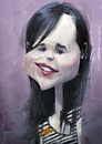 Cartoon: Ellen Page caricature (small) by Jeff Stahl tagged ellen,page,actress,caricature,illustration,art,artwork,digital,painting,jeff,stahl