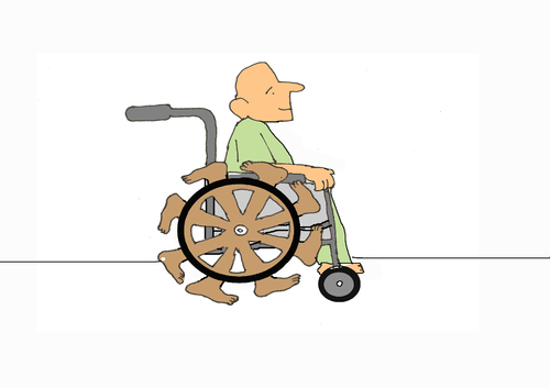 Cartoon: DisAbility (medium) by karunakar tagged ability,disability,pwd