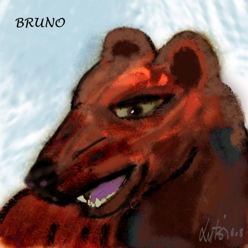 Cartoon: BRUNO (medium) by Lutz-i tagged bruno