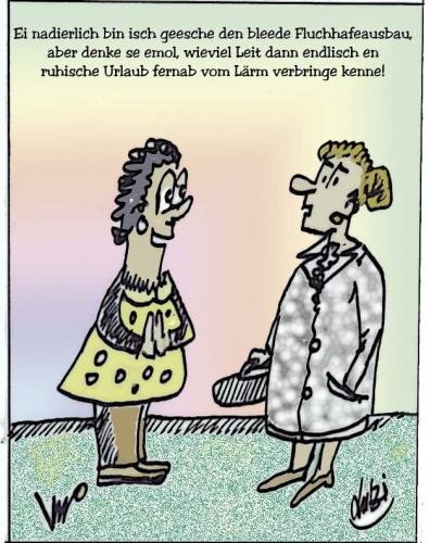Cartoon: Fliegen ist schön (medium) by Lutz-i tagged fluchhafe