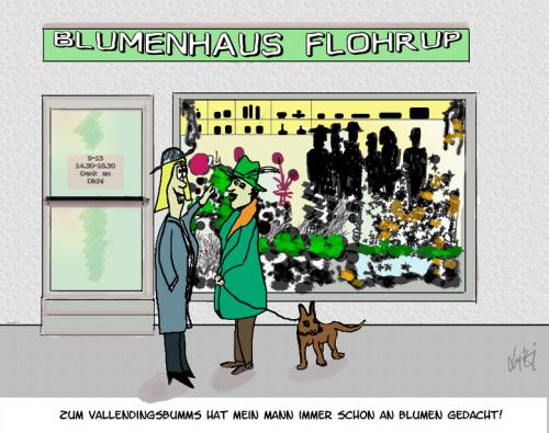 Cartoon: Vallendingsbumms (medium) by Lutz-i tagged vallendingsbumms,oder,so