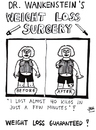 Cartoon: Weight loss surgery (small) by Jani The Rock tagged weight,surgery,diet,fat,amputation