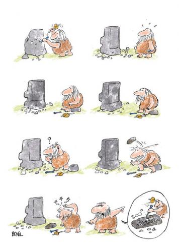 Cartoon: TV and imagination (medium) by BONIL tagged invention,tv,remote,control,bonil