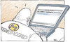 Cartoon: MEGAUPLOAD (small) by BONIL tagged megaupload sopa internet kim dotcom