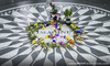 Cartoon: Imagine (small) by alesza tagged image,john,lennon,strawberry,fields,forever,münchen,munich,peace