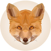 Cartoon: Red Fox (small) by alesza tagged red,fox,design,digital,illustration,graphic,art,animal